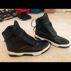 Issey Miyake men’s high top sneakers